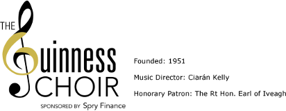 The Guinness Choir - An independent, self-funded, choir attracting amateur singers from all over Dublin and beyond to sing the great oratorios and major classical works as well as the many beautiful choral works from the renaissance, baroque, modern and contemporary eras.